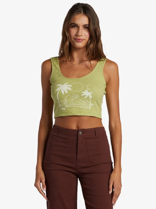 Simple Surf Tank Top - Fern