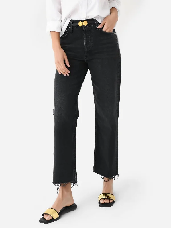 Florence Wide Straight Jean In Stormy