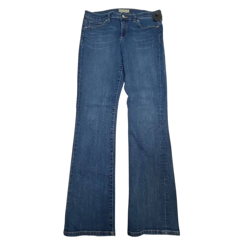 Jeans Boot Cut By Banana Republic In Blue Denim, Size: 10l