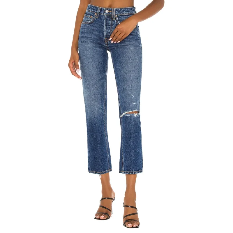 Karolina High Rise Straight Crop Jean In Midtown