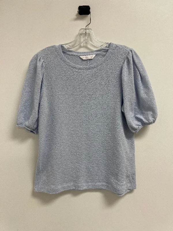 Top Short Sleeve By Lc Lauren Conrad In Blue, Size: M