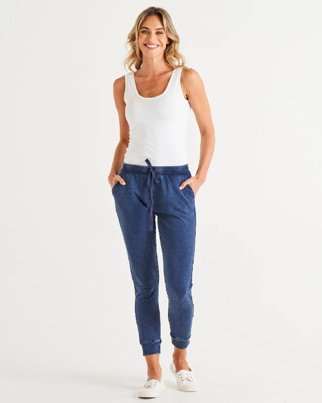 Betty Basics Heidi Pant Indigo Wash