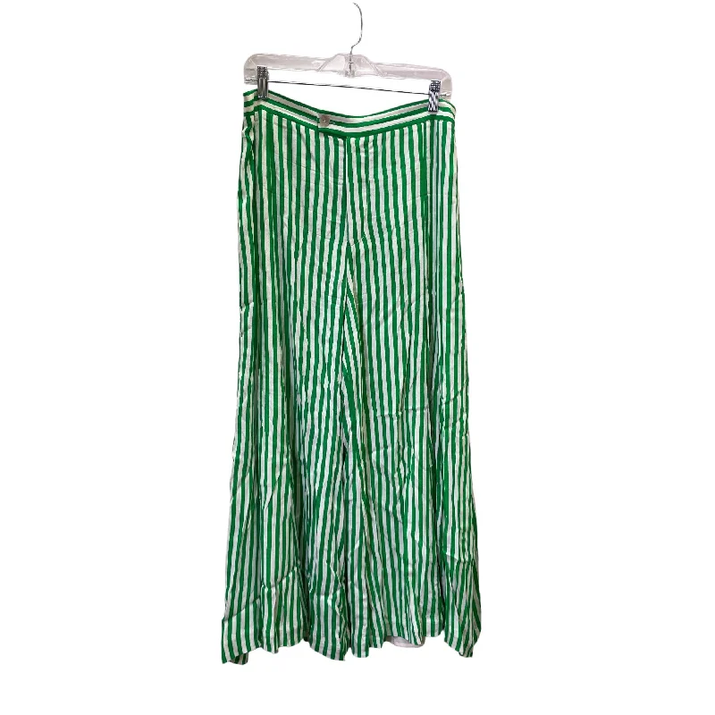 Pants Wide Leg By Anthropologie In Green, Size:10