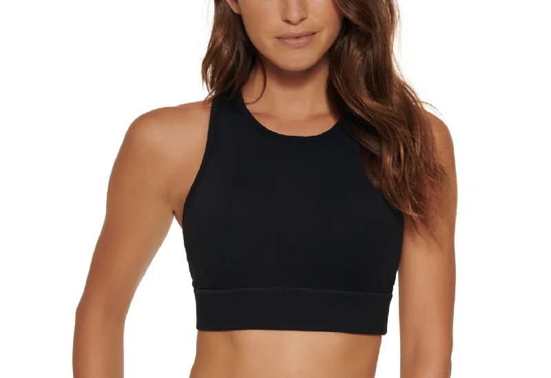 Calvin Klein Performance Women's Medium Impact Sports Bra, Black, S