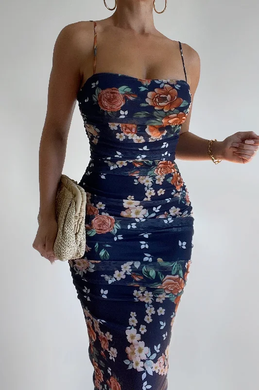 Amanda Floral Midi Dress