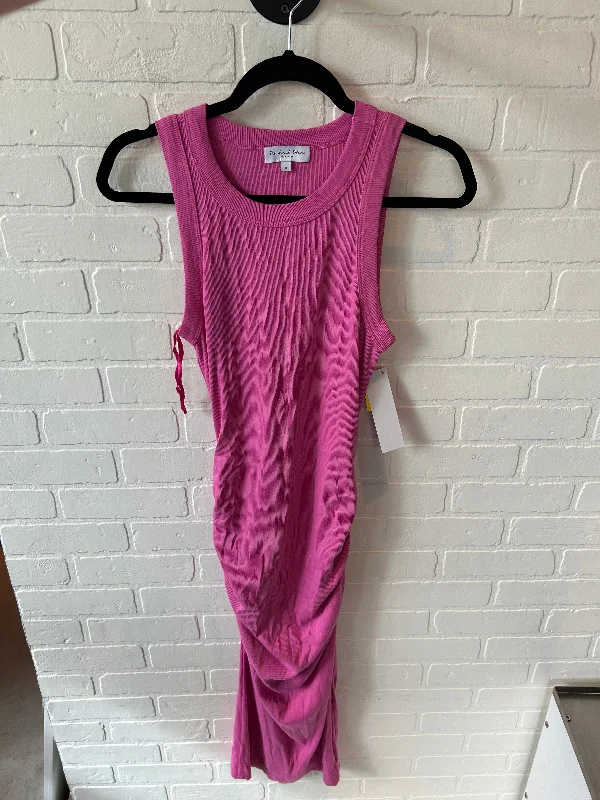 Dress Casual Midi By Michael Stars In Pink, Size: Xs