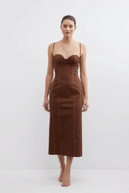 Aldo Midi Dress Fudge