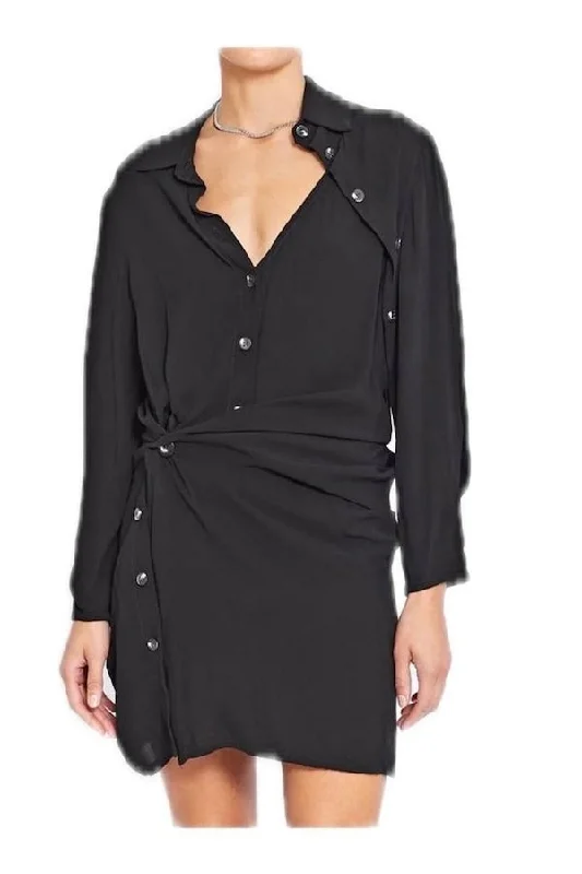 Sinclair Mini Twist Dress Black