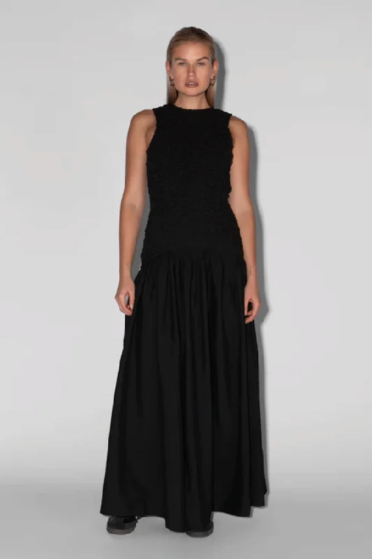 Marisol Midi Dress Noir