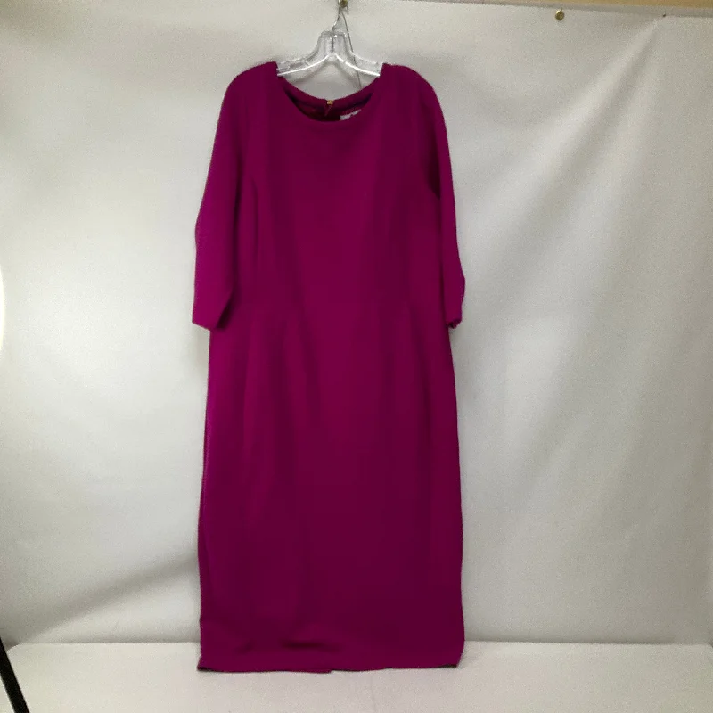 Dress Casual Maxi By Boden In Purple, Size: 18