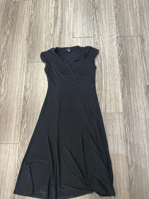 Dress Casual Maxi By Chaps In Black, Size: S