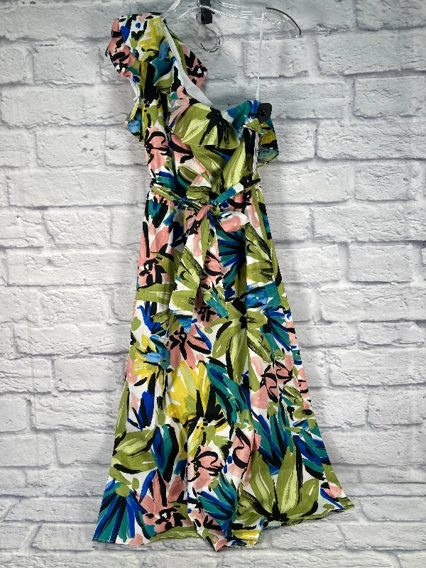 Dress Casual Maxi By Donald Pliner In Blue & Green, Size: S