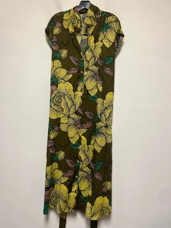 Dress Casual Maxi By Worthington In Floral Print, Size: Xxl