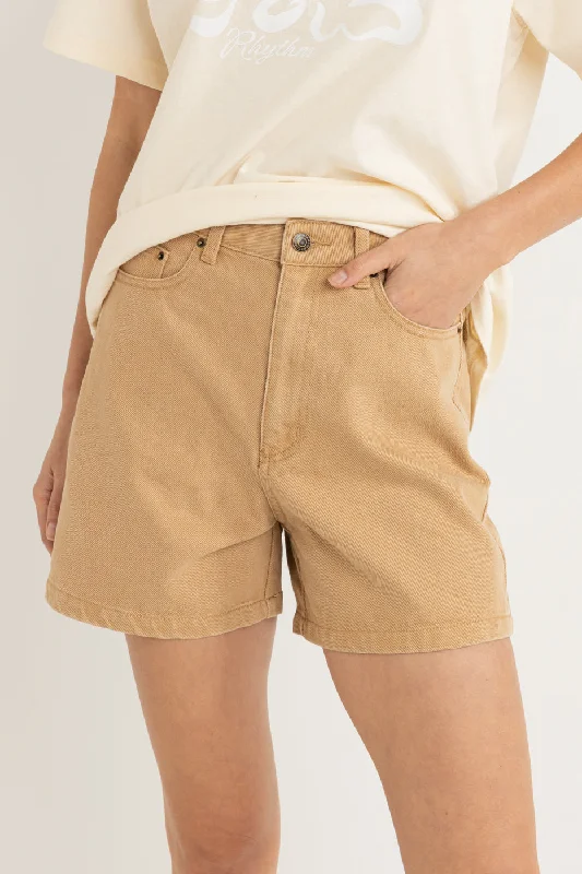 Escape Denim Short Latte