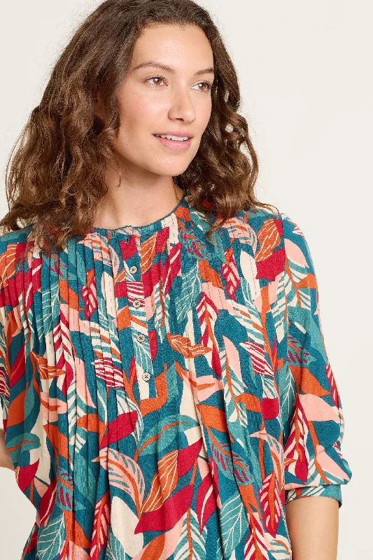 Evergreen Leaves Blouse