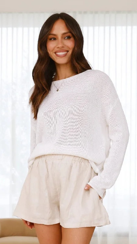 Lakoa Knit Top - White