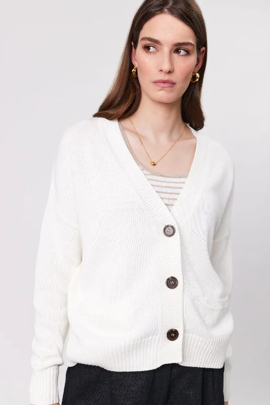 Marlow Soho Cardigan - Ivory