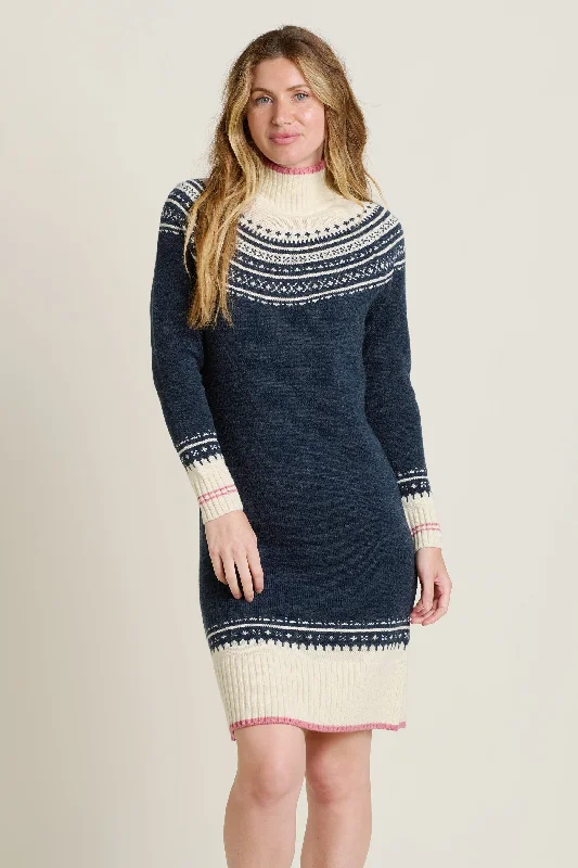 Retro Ski Knitted Dress