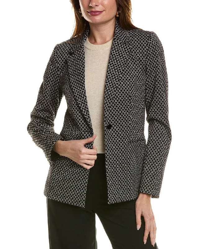 T Tahari Shawl Collar Blazer