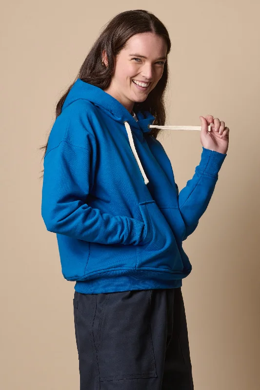 Women's Hooded Sweatshirt - Cobalt