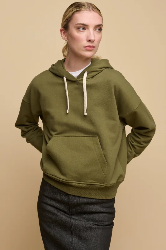 Women's Hooded Sweatshirt - Olive